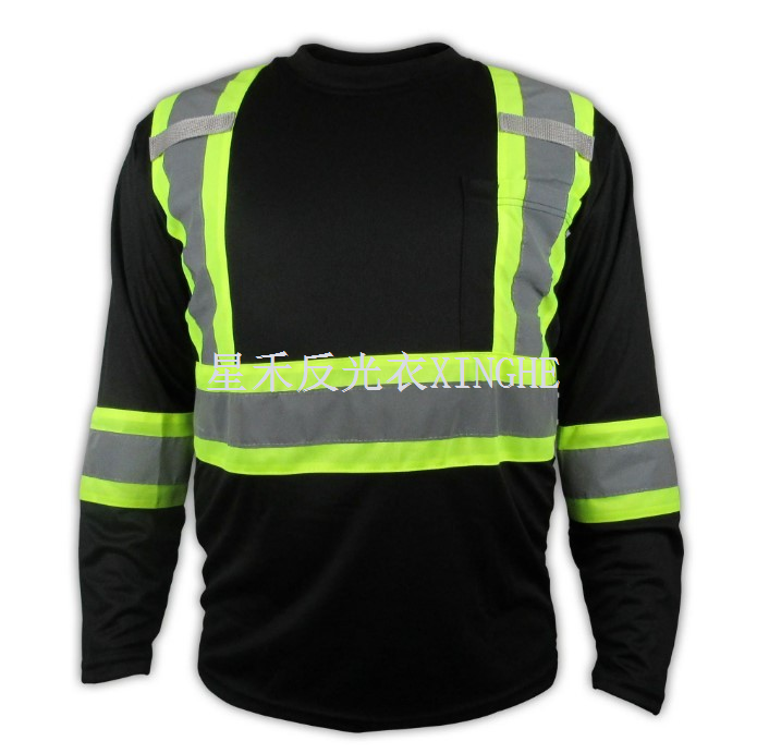 Must hästi nähtav turvasärk