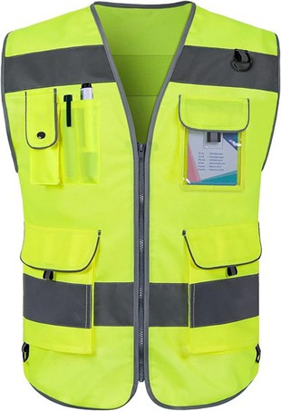 Odav fluorestseeruv roheline turvavest